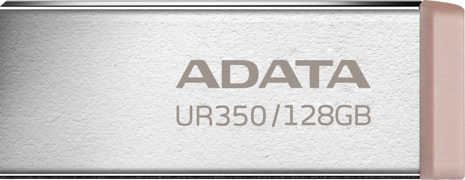 Флеш Диск A-Data 128GB UR350 UR350-128G-RSR/BG USB3.2 серебристый/коричневый — миниатюра 2
