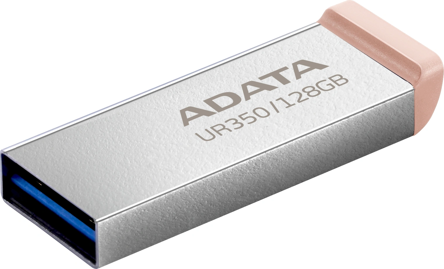 Флеш Диск A-Data 128GB UR350 UR350-128G-RSR/BG USB3.2 серебристый/коричневый — миниатюра 3