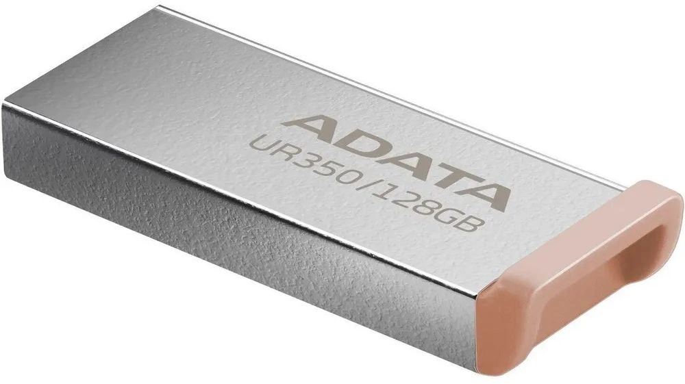 Флеш Диск A-Data 128GB UR350 UR350-128G-RSR/BG USB3.2 серебристый/коричневый — миниатюра 4