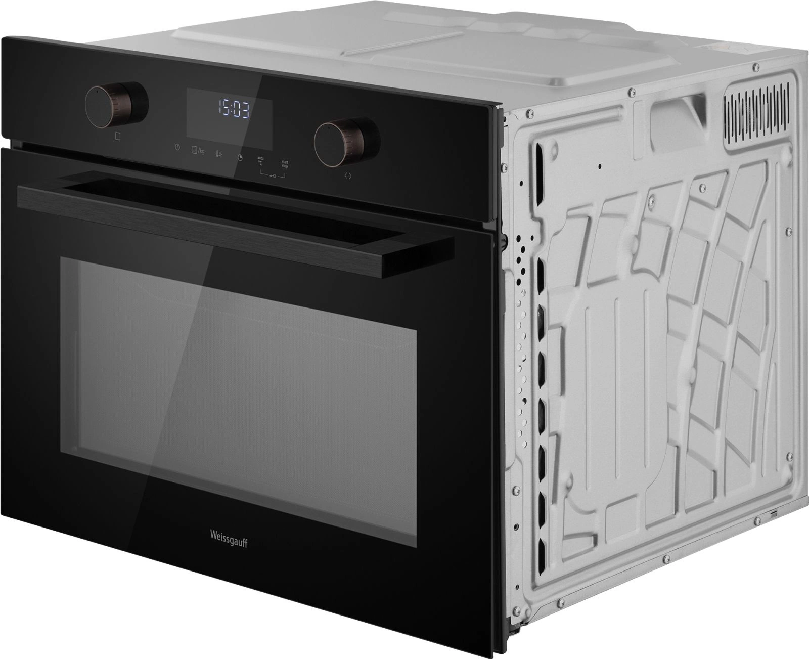 Духовой шкаф Электрический Weissgauff OE 4551 DB Black Edition черный — миниатюра 12