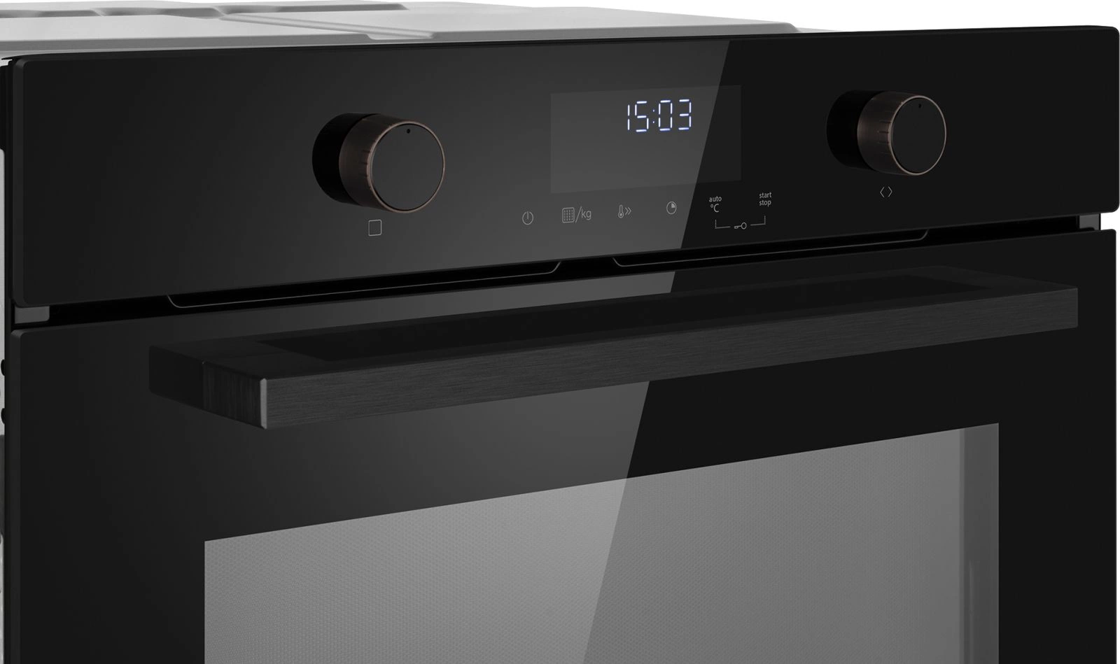 Духовой шкаф Электрический Weissgauff OE 4551 DB Black Edition черный — миниатюра 10