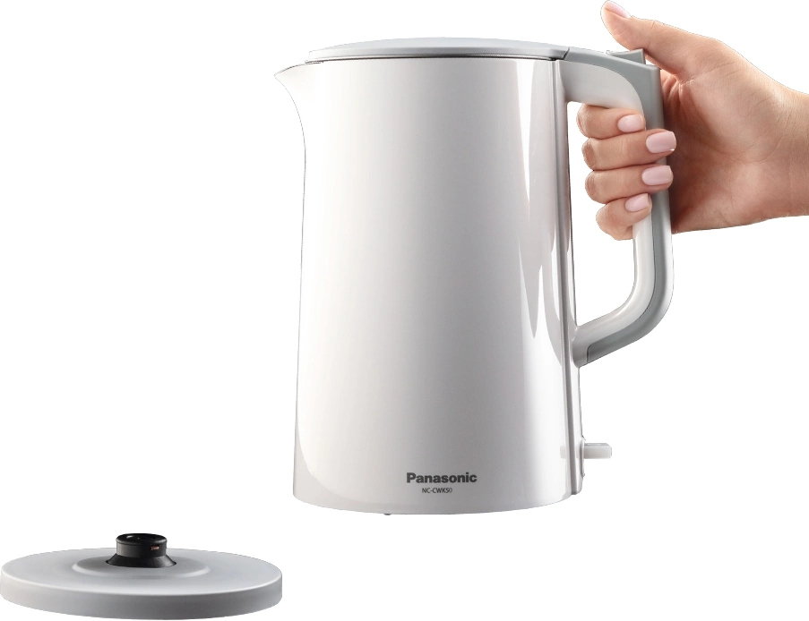 Чайник электрический Panasonic NC-CWK50 1.7л. 1500Вт белый корпус: пластик — миниатюра 3