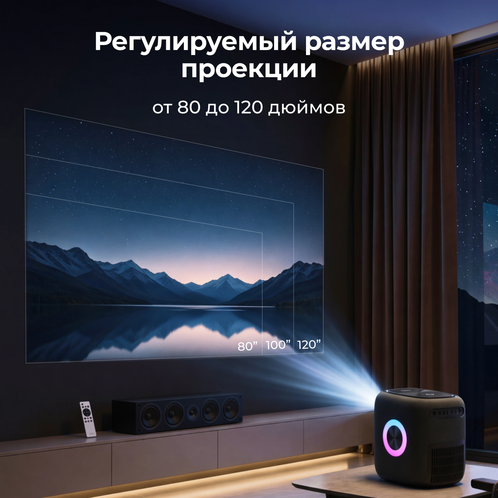 Проектор Cactus CS-PRH.01B.WUXGA-A 2LCD 36000Lm LS 1400Lm ANSI (1920x1080) 4000:1 ресурс лампы:50000часов 2xUSB typeA 2xHDMI 4кг — миниатюра 14