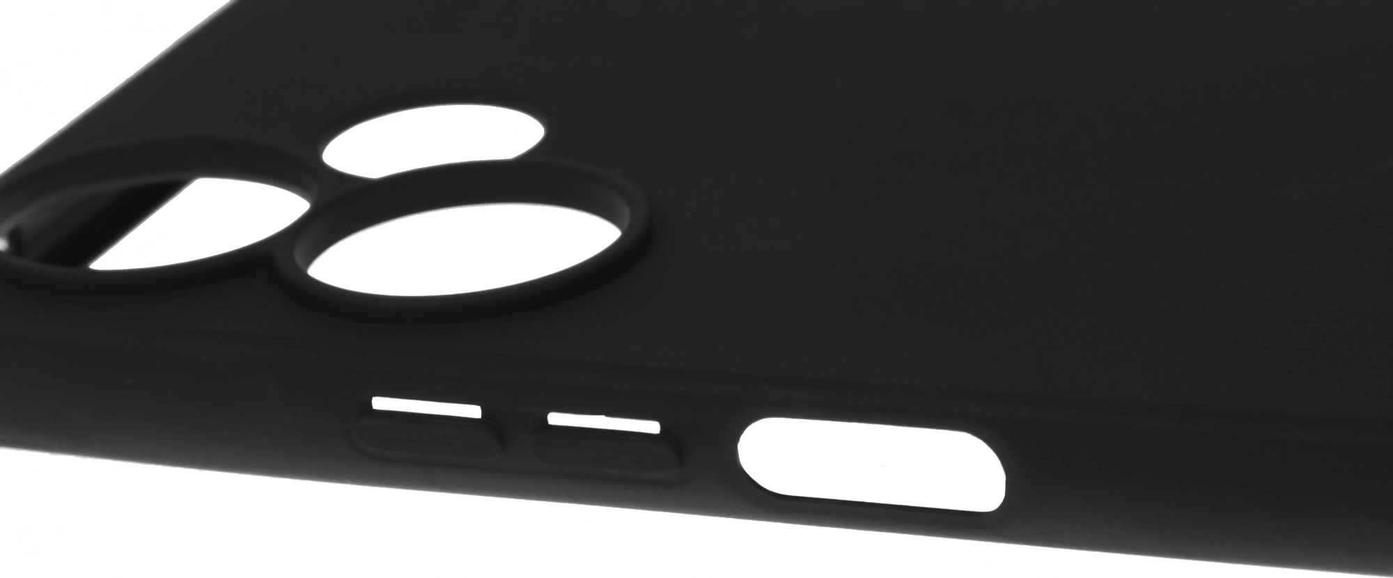 Чехол (клип-кейс) BoraSCO для Xiaomi Redmi 13 Silicone Case черный (73408) — миниатюра 3
