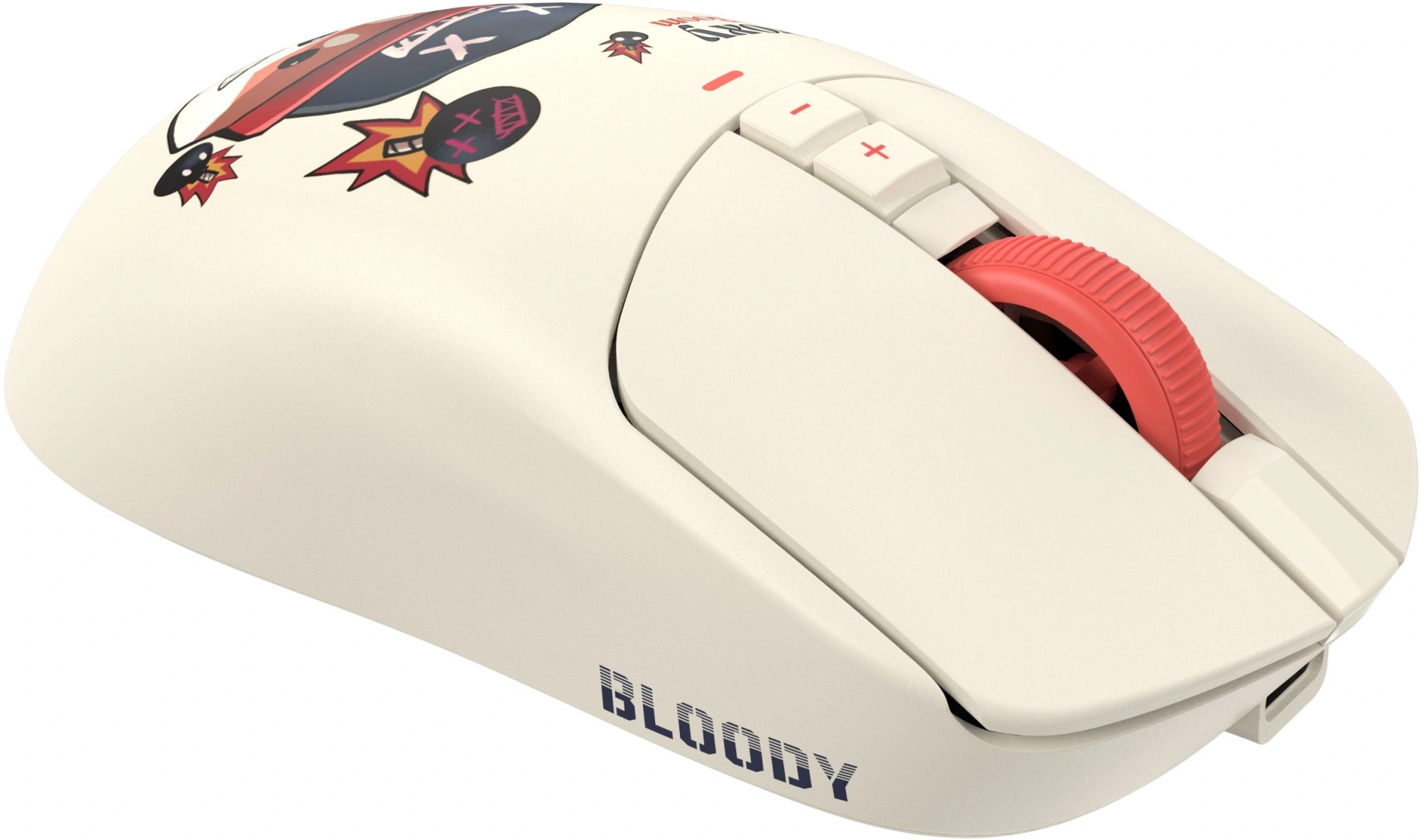 Мышь A4Tech Bloody R72 Ultra Proxy Boom бежевый оптическая 20000dpi беспров. USB-C 6but (R72 ULTRA) — миниатюра 2