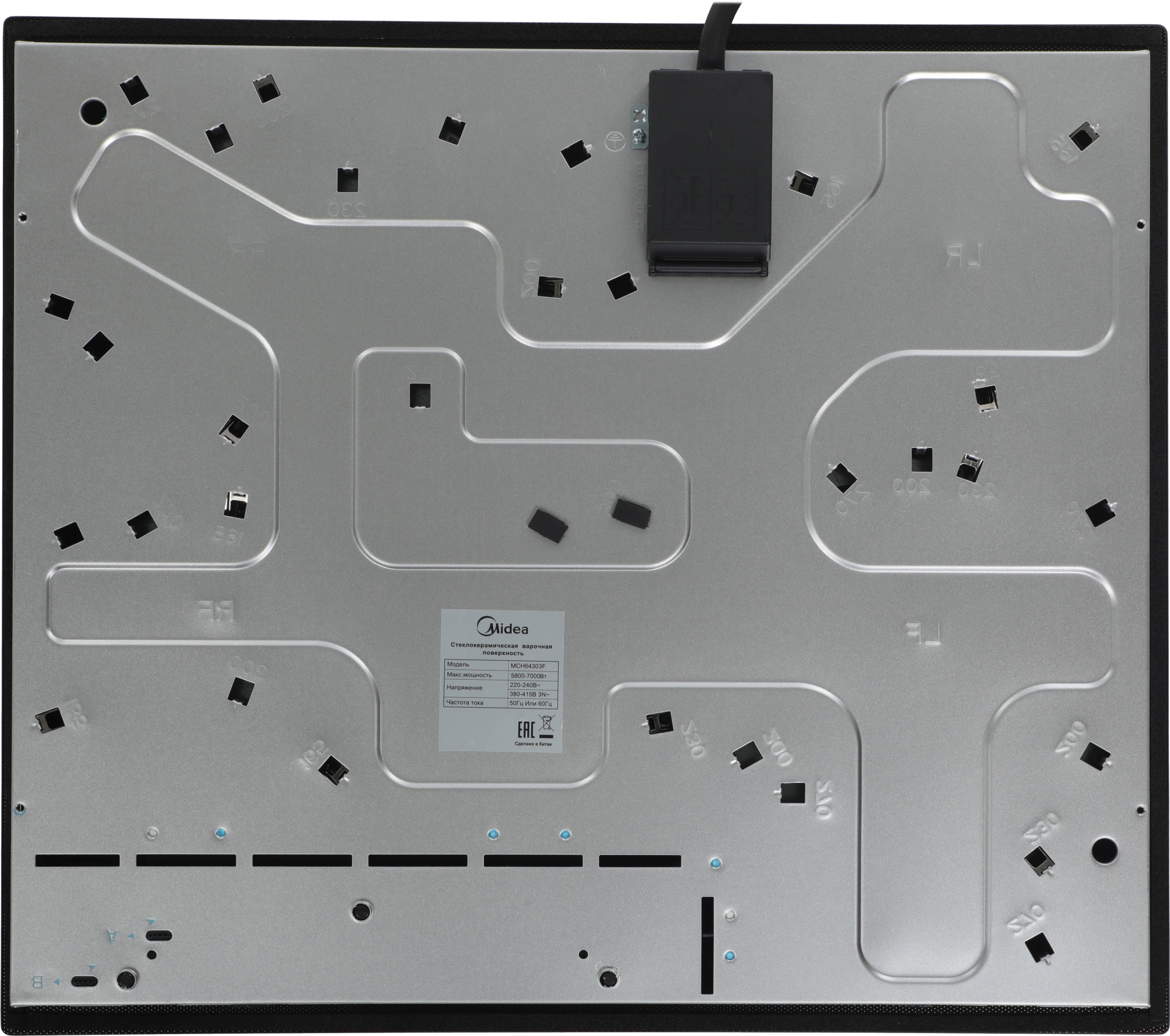 Варочная поверхность Midea MCH64303F черный/черный — миниатюра 8