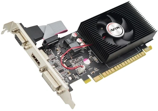 Видеокарта Afox PCI-E 2.0 AF730-2048D3L5 NVIDIA GeForce GT 730 2Gb 64bit GDDR3 900/1333 DVIx1 HDMIx1 CRTx1 HDCP Ret low profile — миниатюра 7