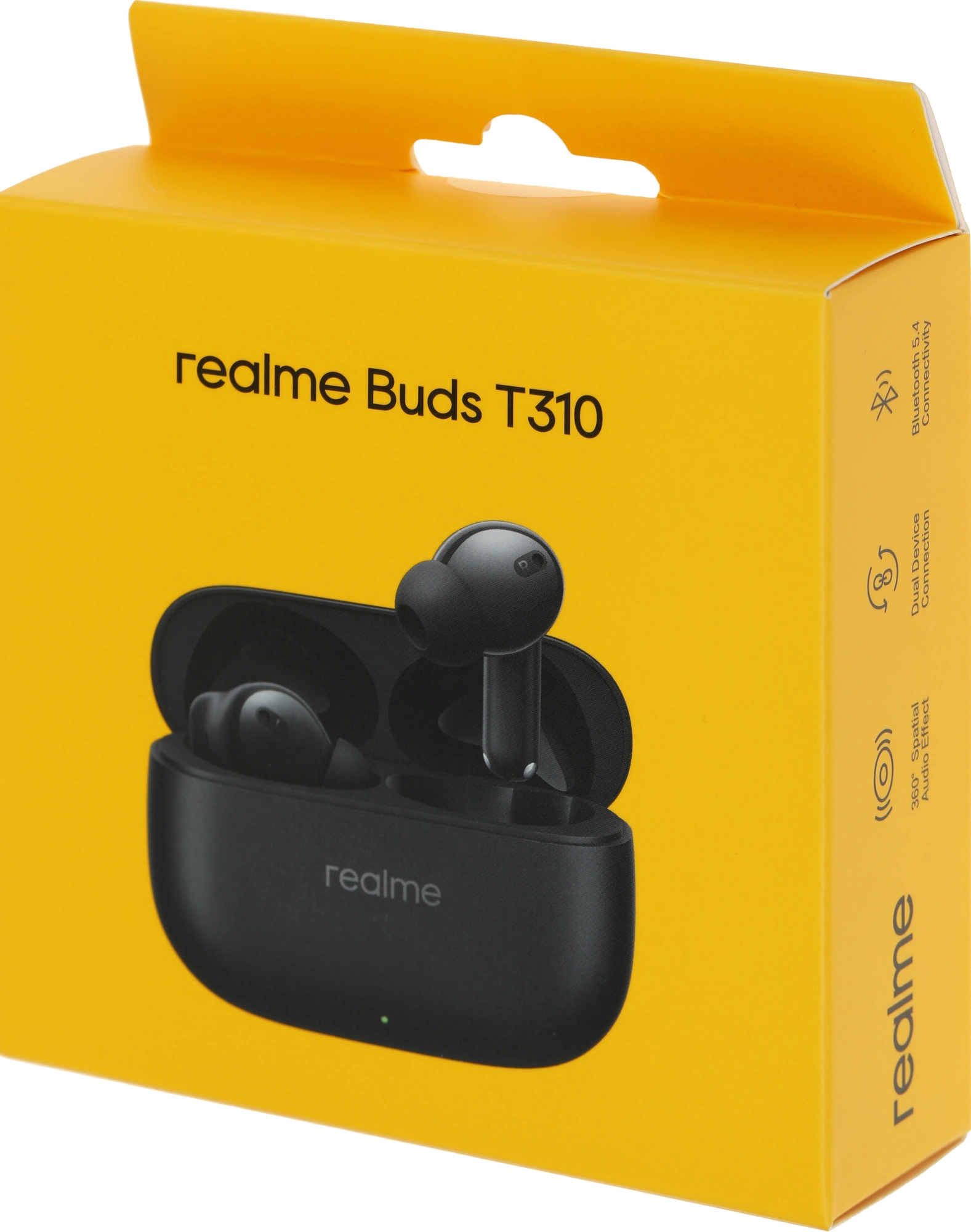Гарнитура внутриканальные Realme Buds T310 черный беспроводные bluetooth в ушной раковине (6941764436886) — миниатюра 7