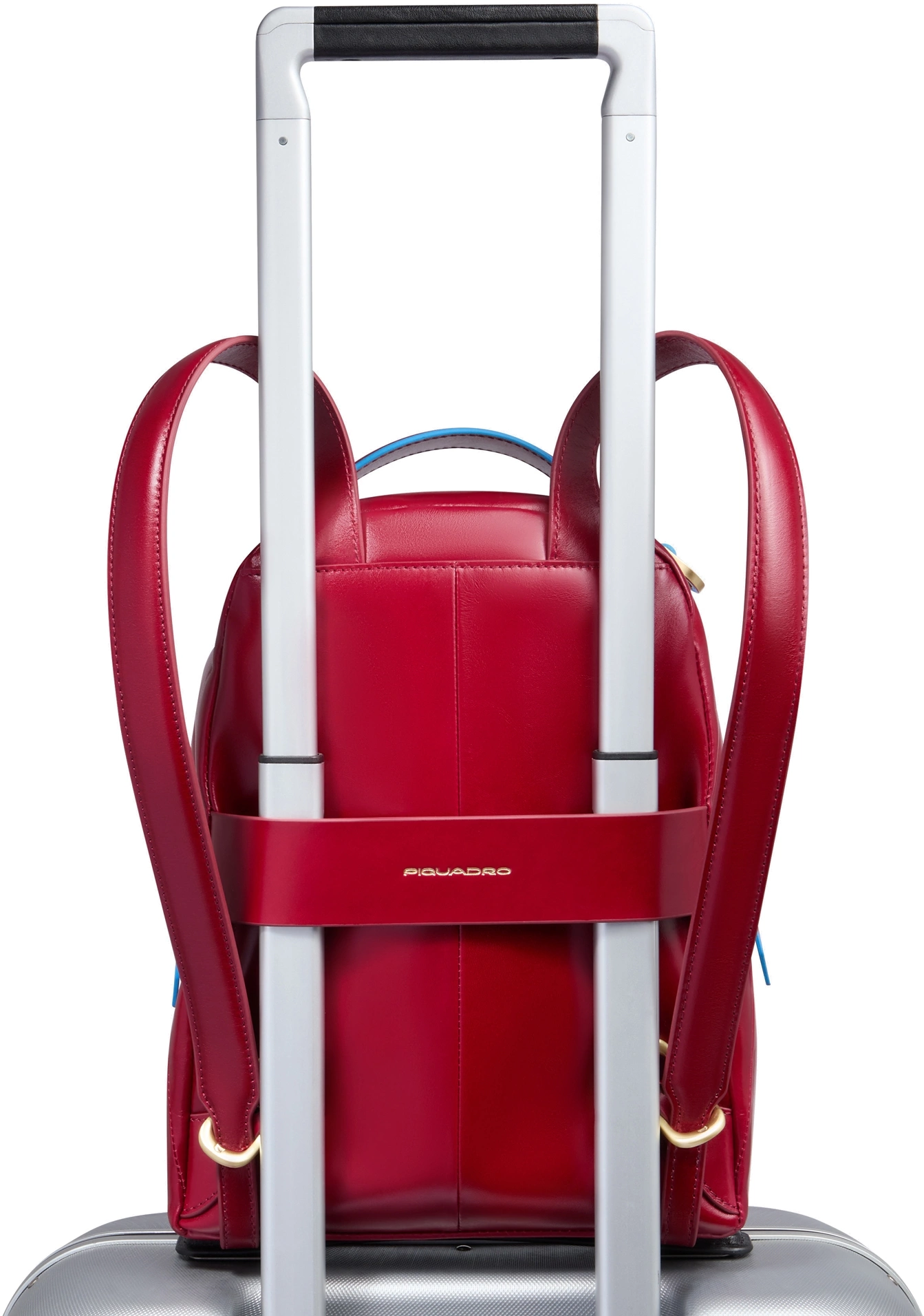 Рюкзак женский Piquadro Blue Square CA6677B2/R красный натур.кожа — миниатюра 3