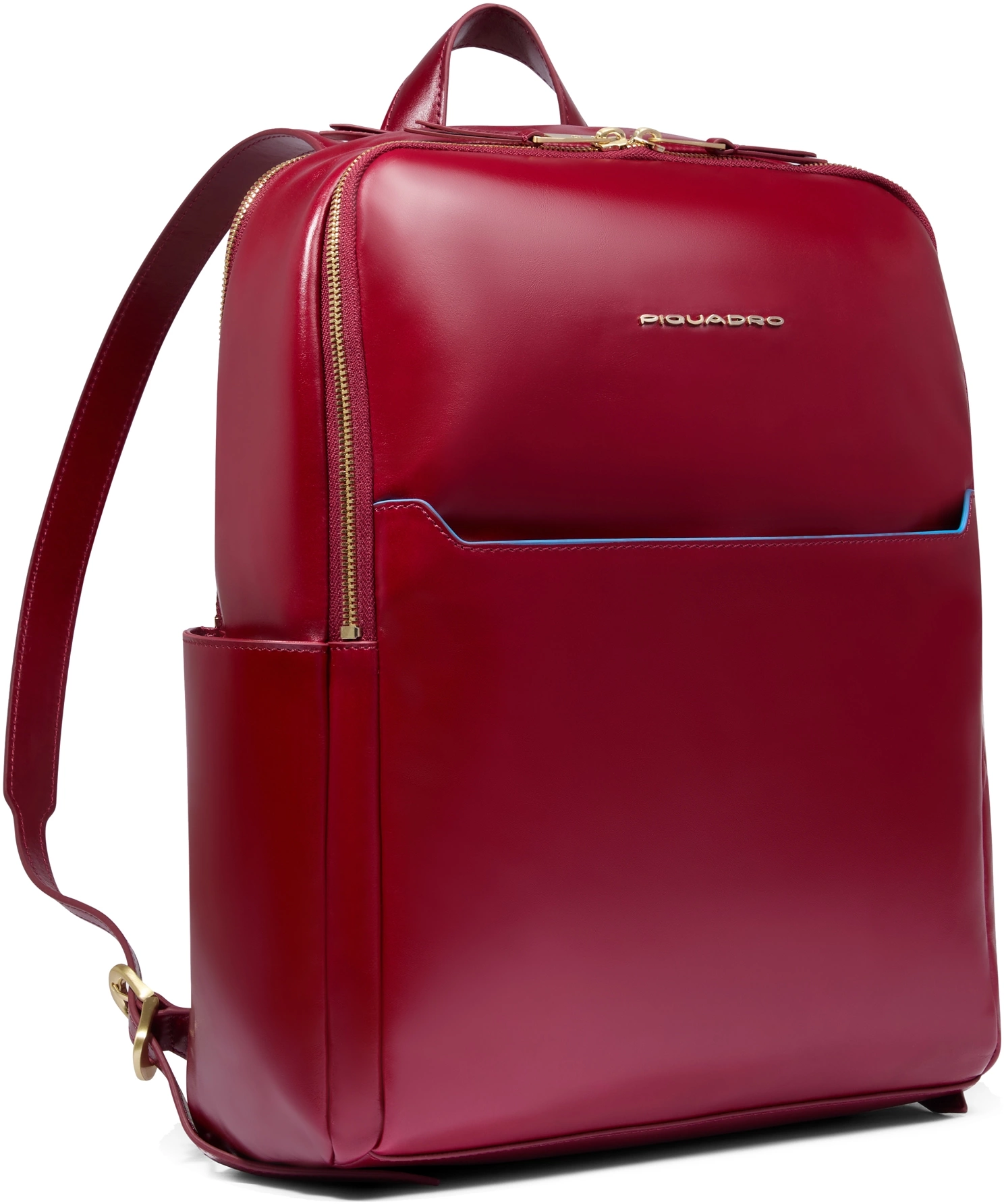 Рюкзак женский Piquadro Blue Square CA6678B2/R красный натур.кожа — миниатюра 2