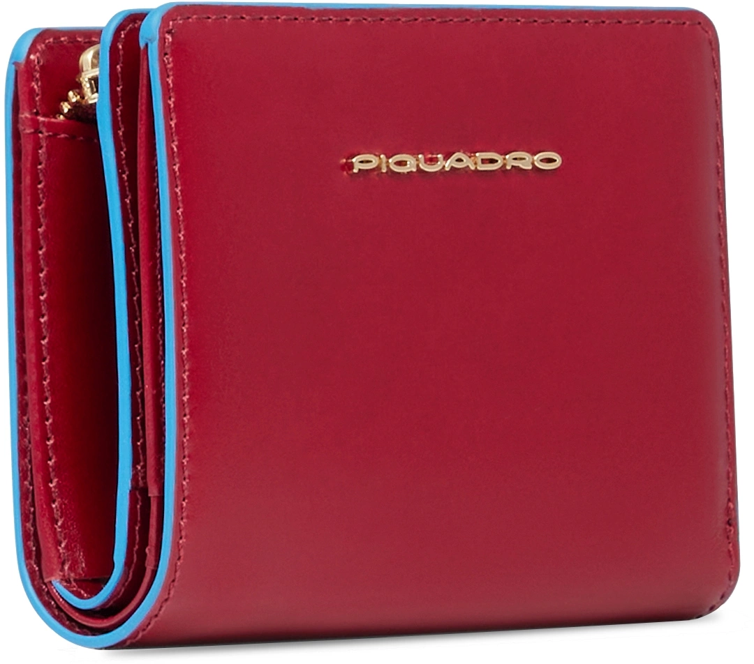 Кошелек женский Piquadro Blue Square PD6660B2R/R красный натур.кожа — миниатюра 2