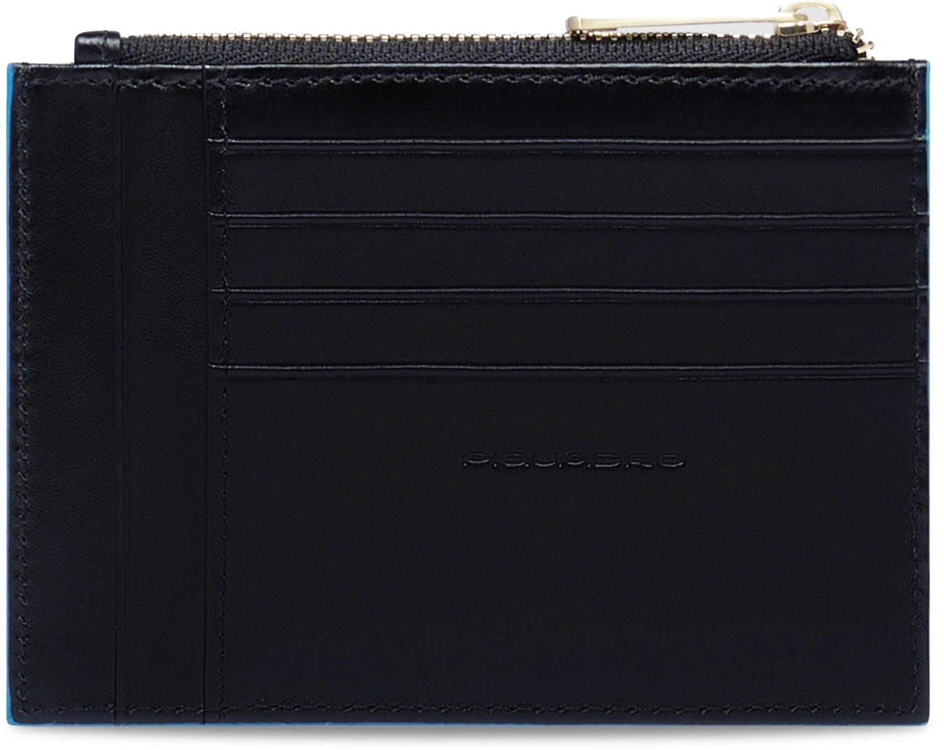 Чехол для кредитных карт Piquadro Blue Square PP6659B2R/N черный натур.кожа — миниатюра 2