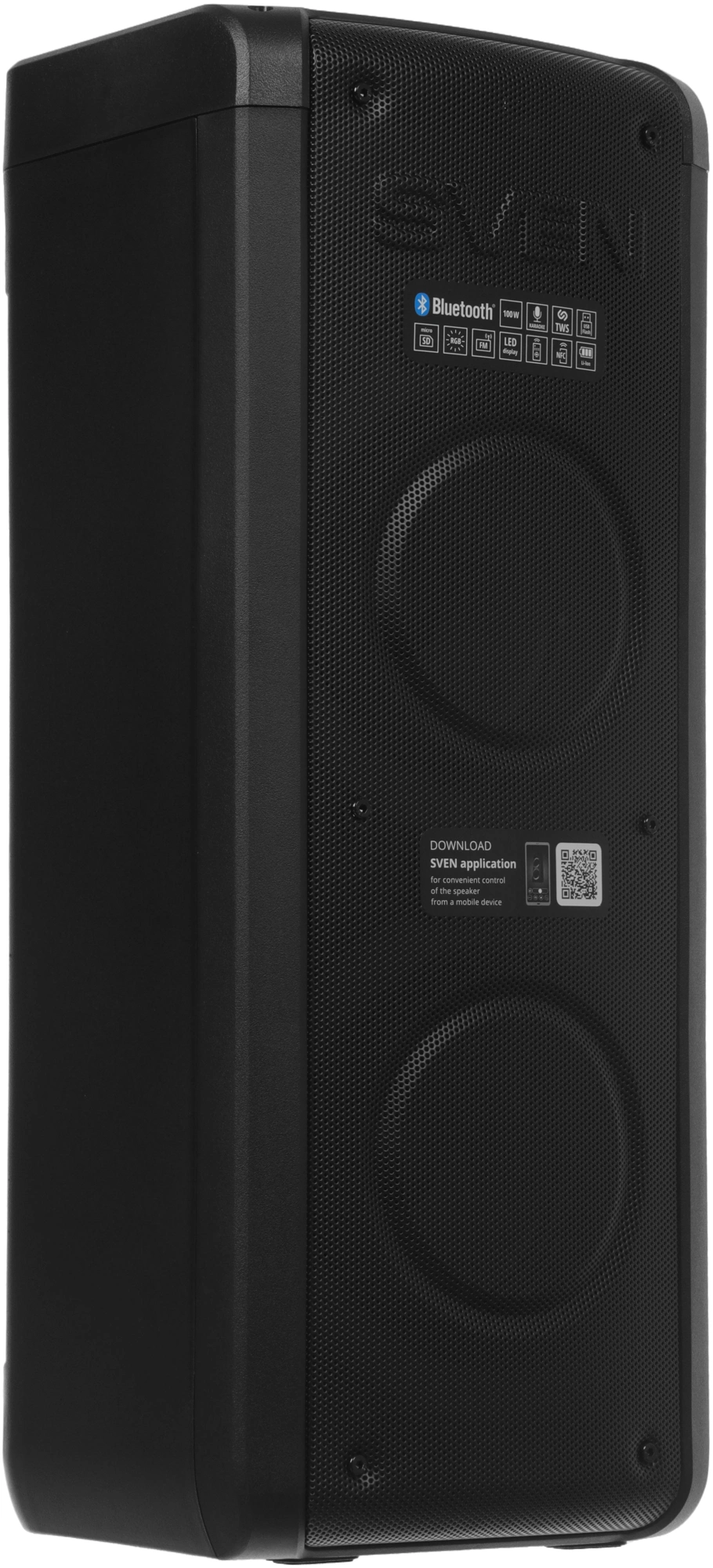 Колонка порт. Sven АС PS-710 черный 100W 1.0 BT/3.5Jack 10м 4400mAh — миниатюра 15