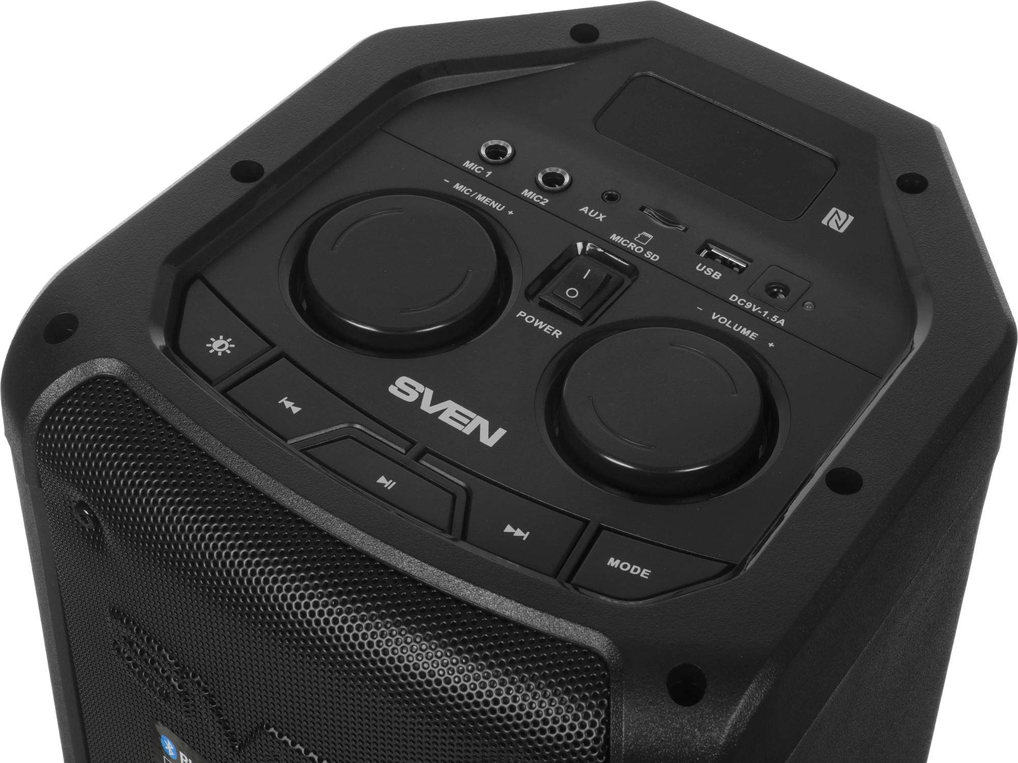 Колонка порт. Sven АС PS-710 черный 100W 1.0 BT/3.5Jack 10м 4400mAh — миниатюра 10