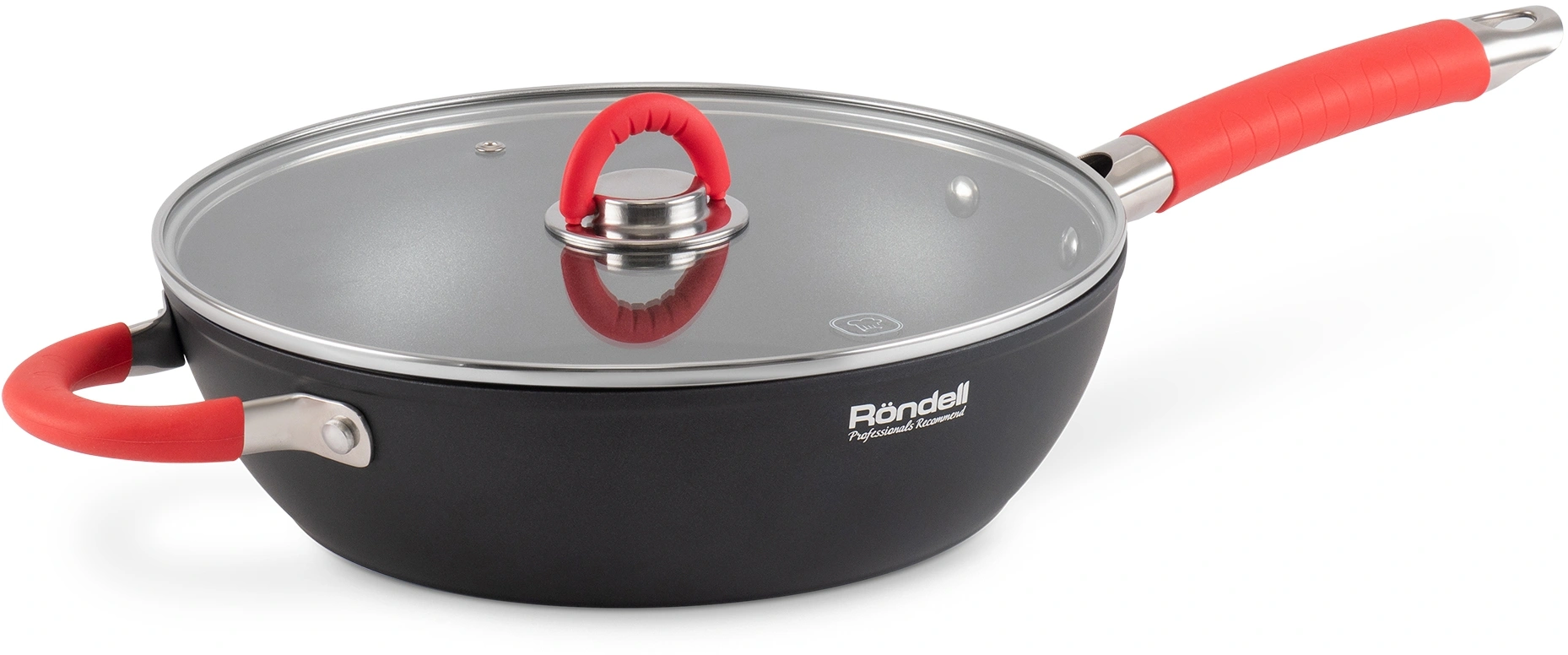 Сотейник Rondell Passion RDA-1933 3.8л. d=28см (с крышкой) черный — миниатюра 3