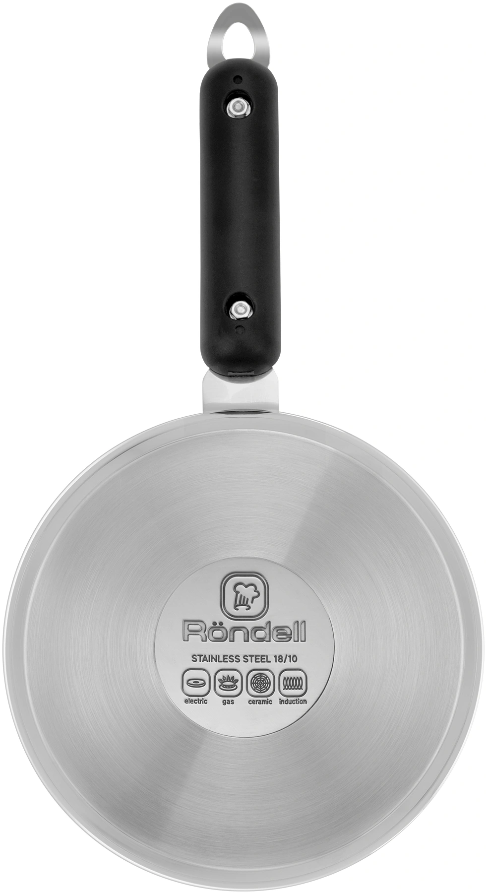 Ковш Rondell Brando RDS-1803 1.3л. d=16см (с крышкой) стальной — миниатюра 4
