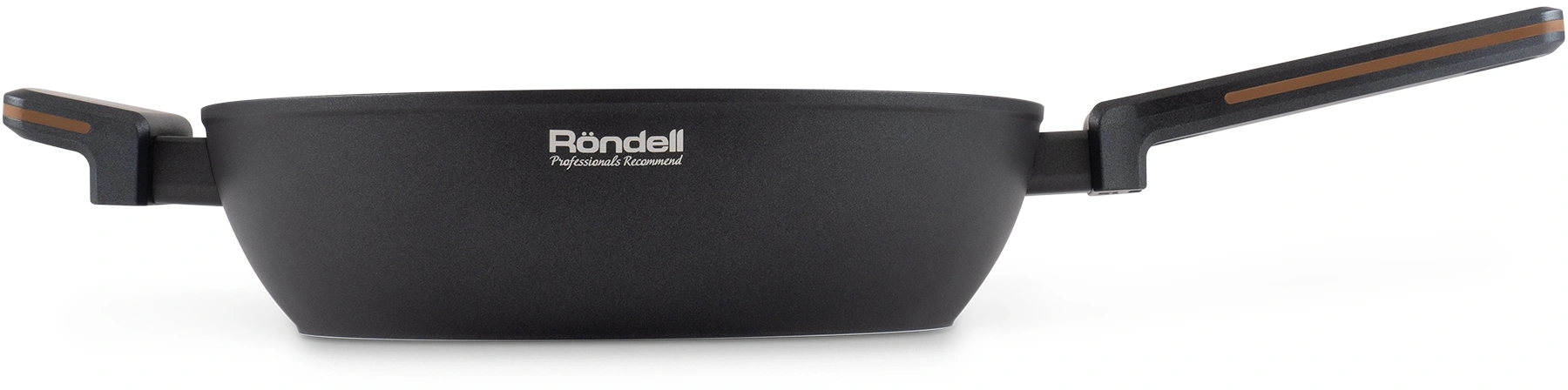 Сотейник Rondell Marvel RDA-1911 3.8л. d=28см (с крышкой) серый — миниатюра 4