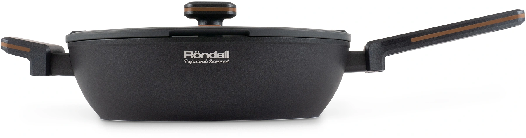 Сотейник Rondell Marvel RDA-1911 3.8л. d=28см (с крышкой) серый — миниатюра 5