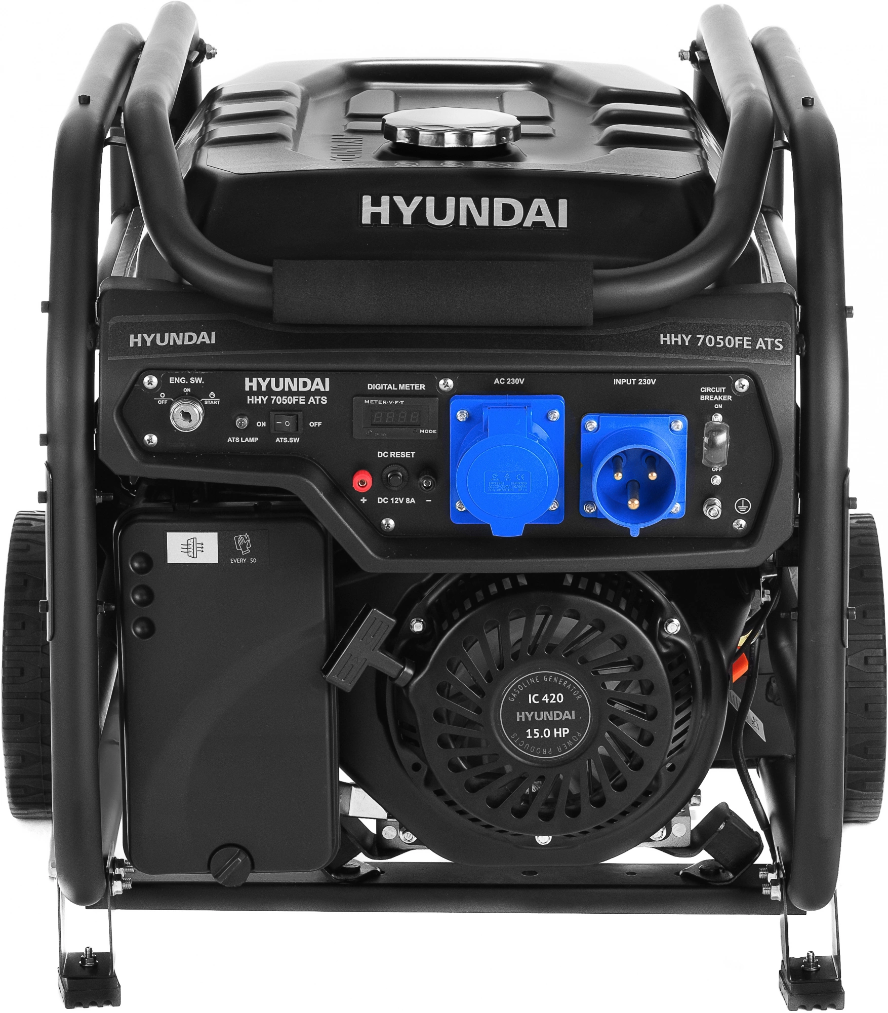 Генератор Hyundai HHY 7050FE ATS 5.5кВт — миниатюра 2