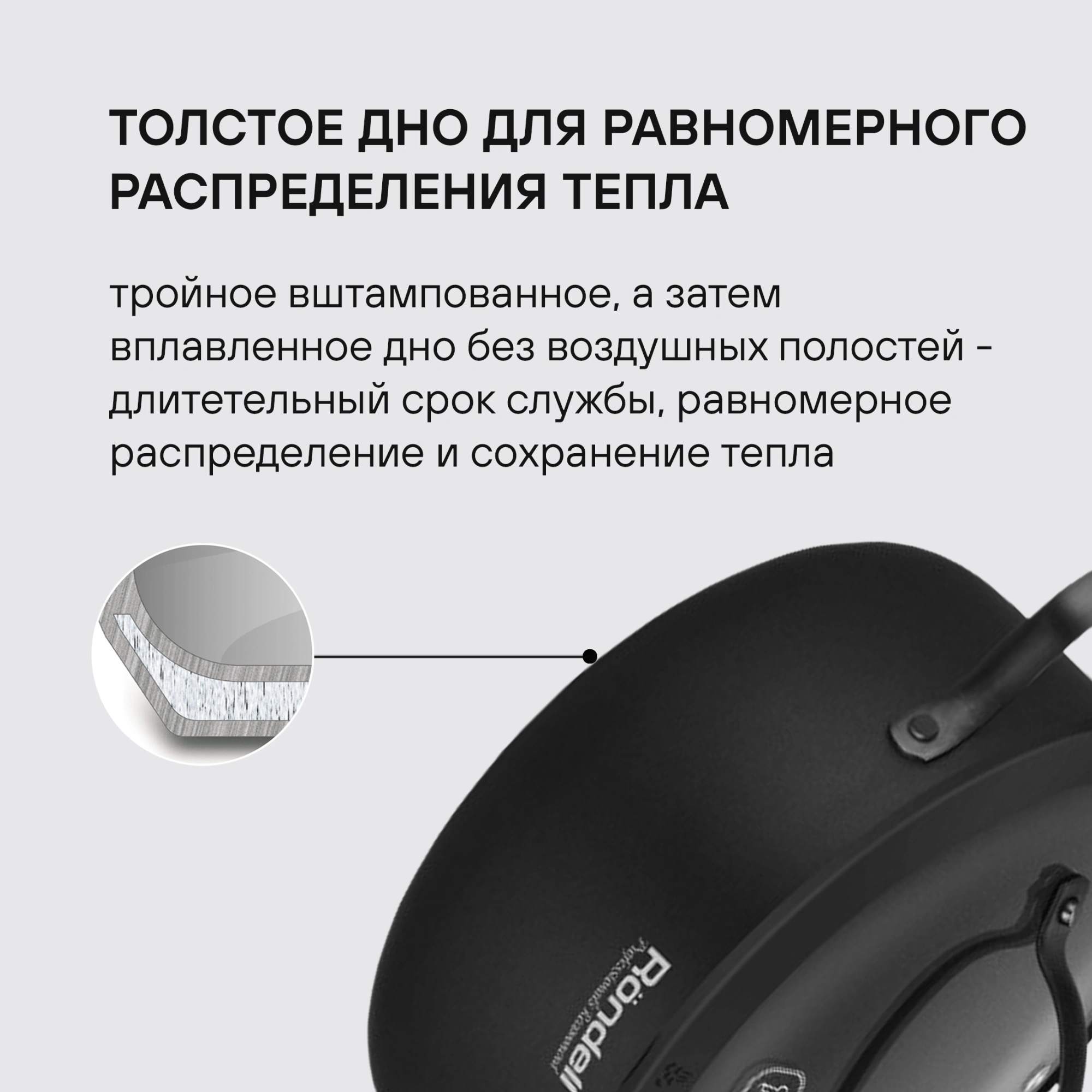Набор посуды Rondell Arcane RDA-1858 7 предметов — миниатюра 4