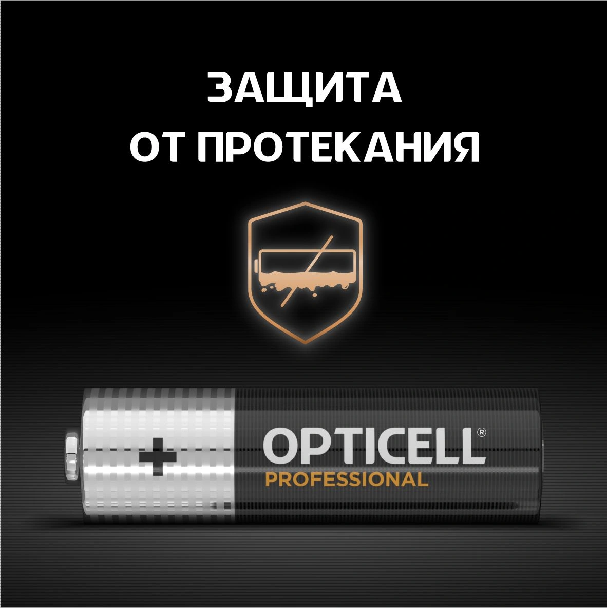 Батарея Opticell Professional LR6 AA (4шт) блистер — миниатюра 3