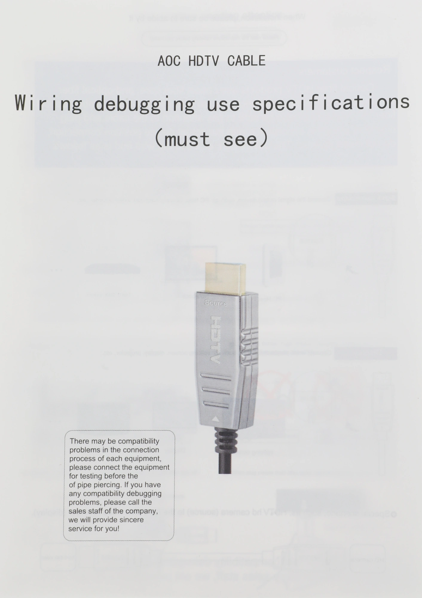 Кабель аудио-видео Cactus CS-HDMI-AOC-2-10 HDMI (m)/HDMI (m) 10м. позолоч.конт. черный — миниатюра 4