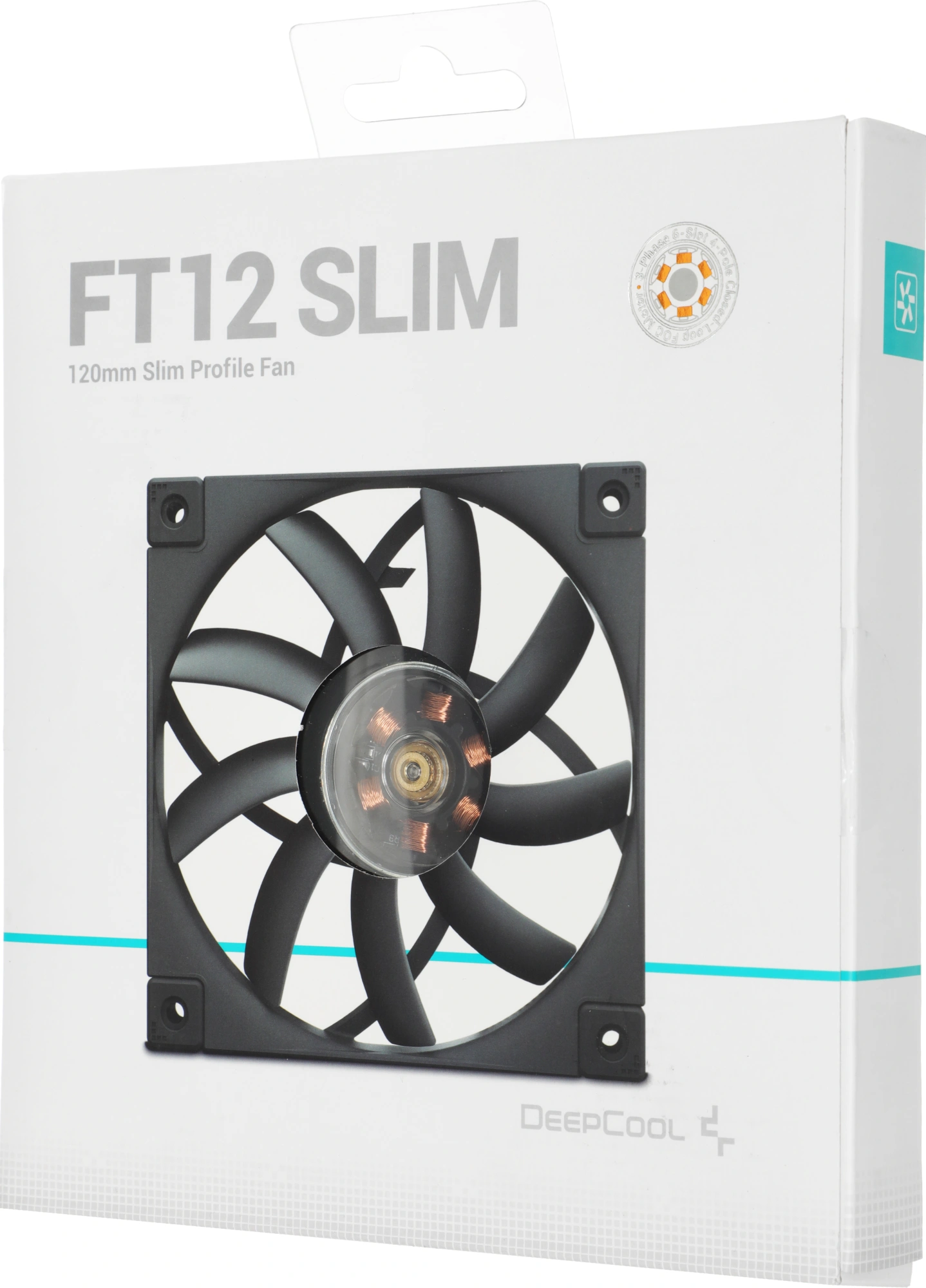 Вентилятор для корпуса Deepcool FT12 Slim 120х120x15 черный 4-pin 25.6дБ (R-FT12SLIM-BKWPN1-G) Ret — миниатюра 9