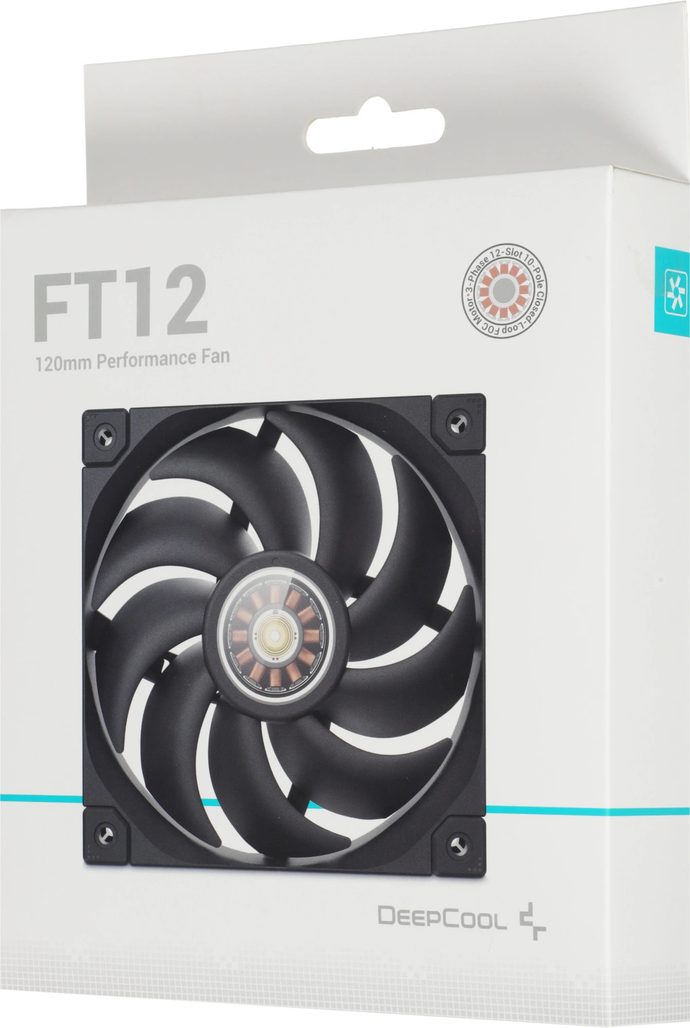 Вентилятор для корпуса Deepcool FT12 120х120x25 черный 4-pin 32дБ (R-FT12-BKWPN1-G) Ret — миниатюра 11