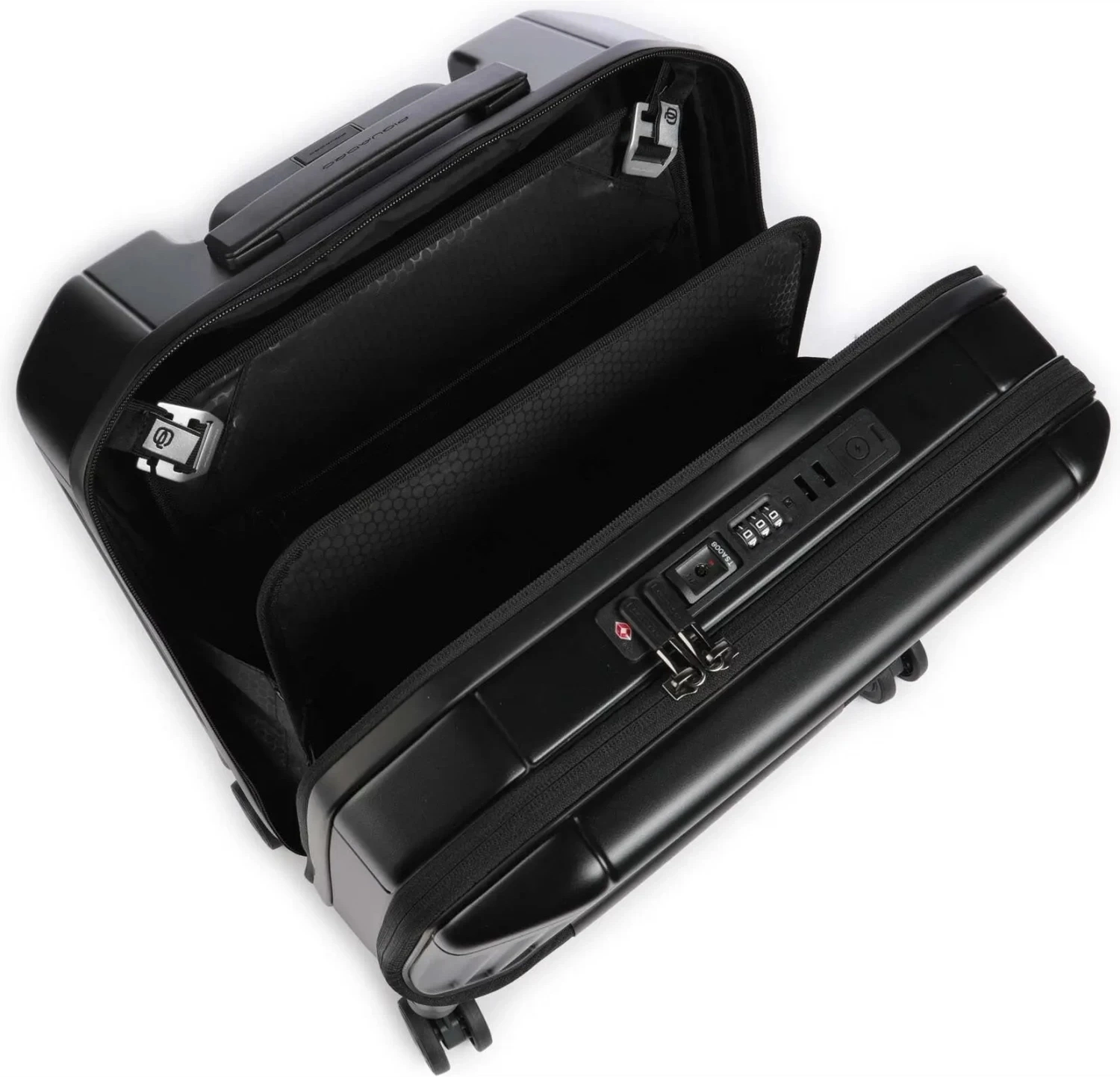 Чемодан Piquadro PQ LIGHT (BV6552PQL/NO) 23x41x40см 28л. поликарбонат черный — миниатюра 6