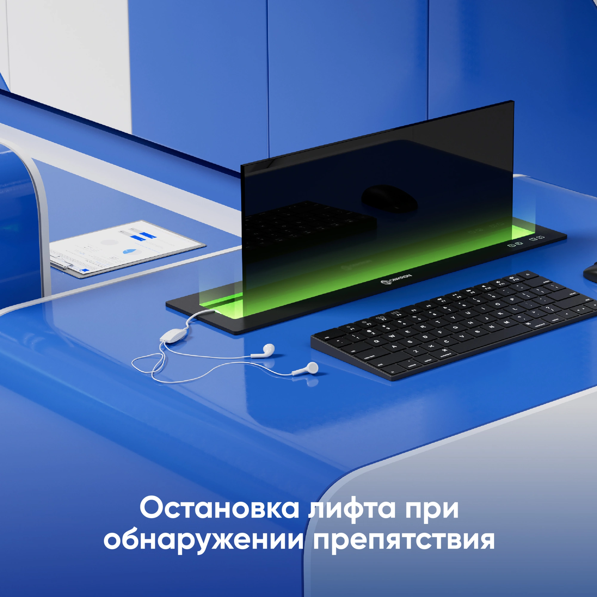 Кронштейн для мониторов Onkron NWS-SC24 черный 13"-24" макс.15кг настольный — миниатюра 5