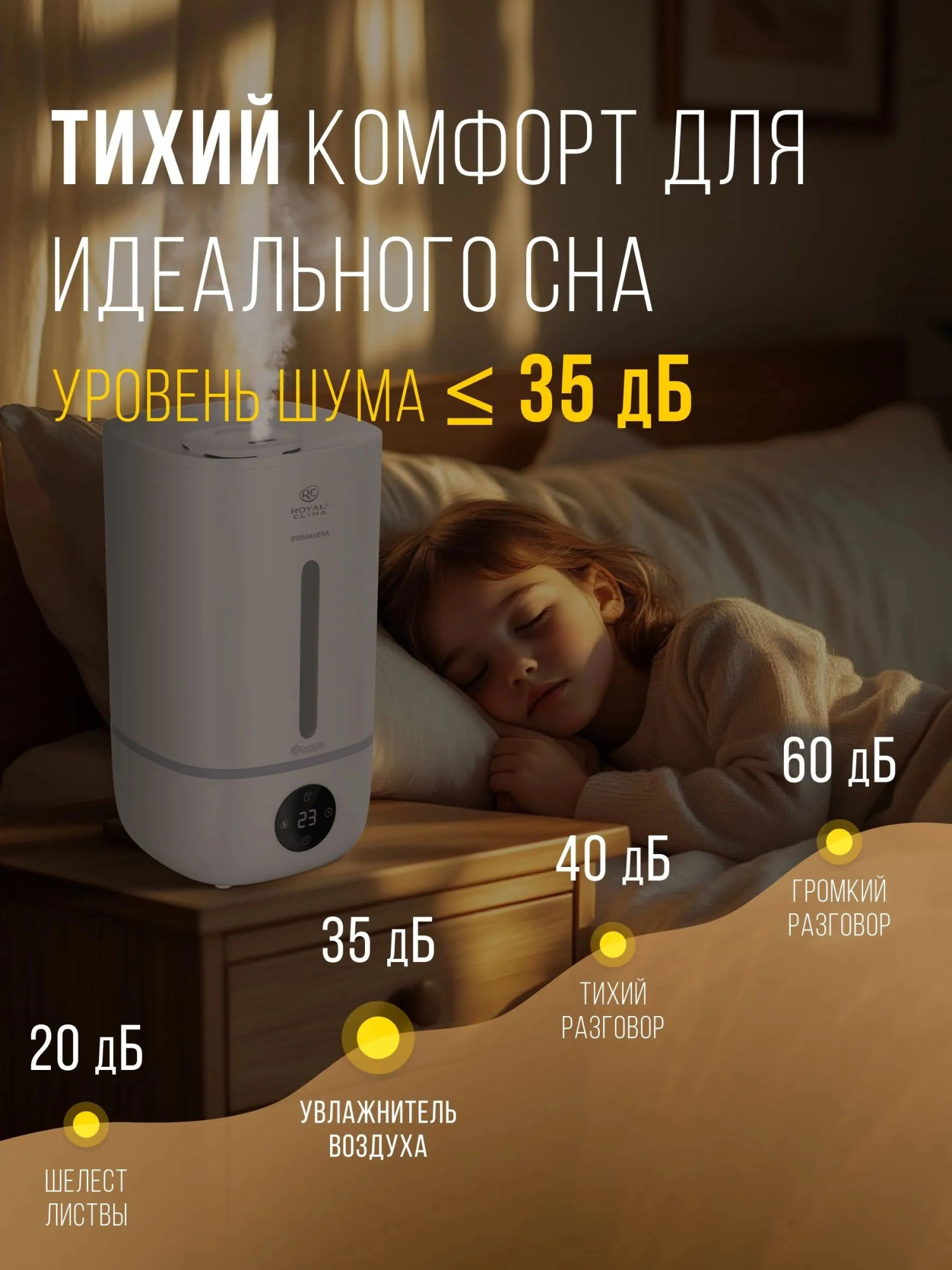 Увлажнитель воздуха Royal Clima RUH-PV350/5.0E-WT 23Вт (ультразвуковой) белый — миниатюра 23