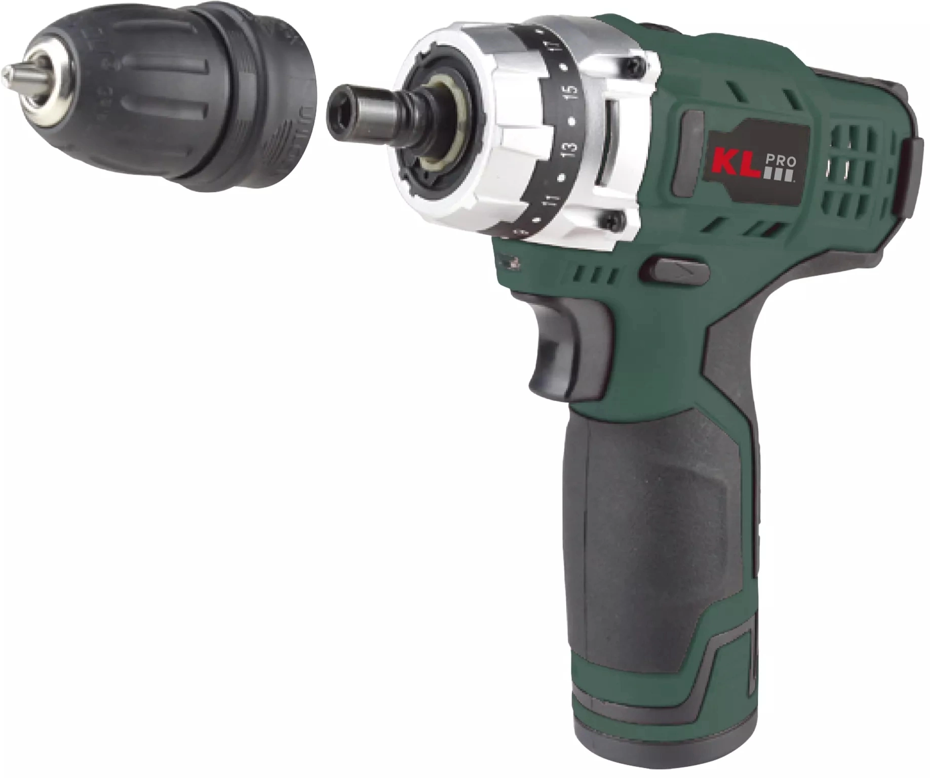 Шуруповерт Klpro KLNM1020 аккум. патрон:быстрозажимной (кейс в комплекте) (11968) — миниатюра 2