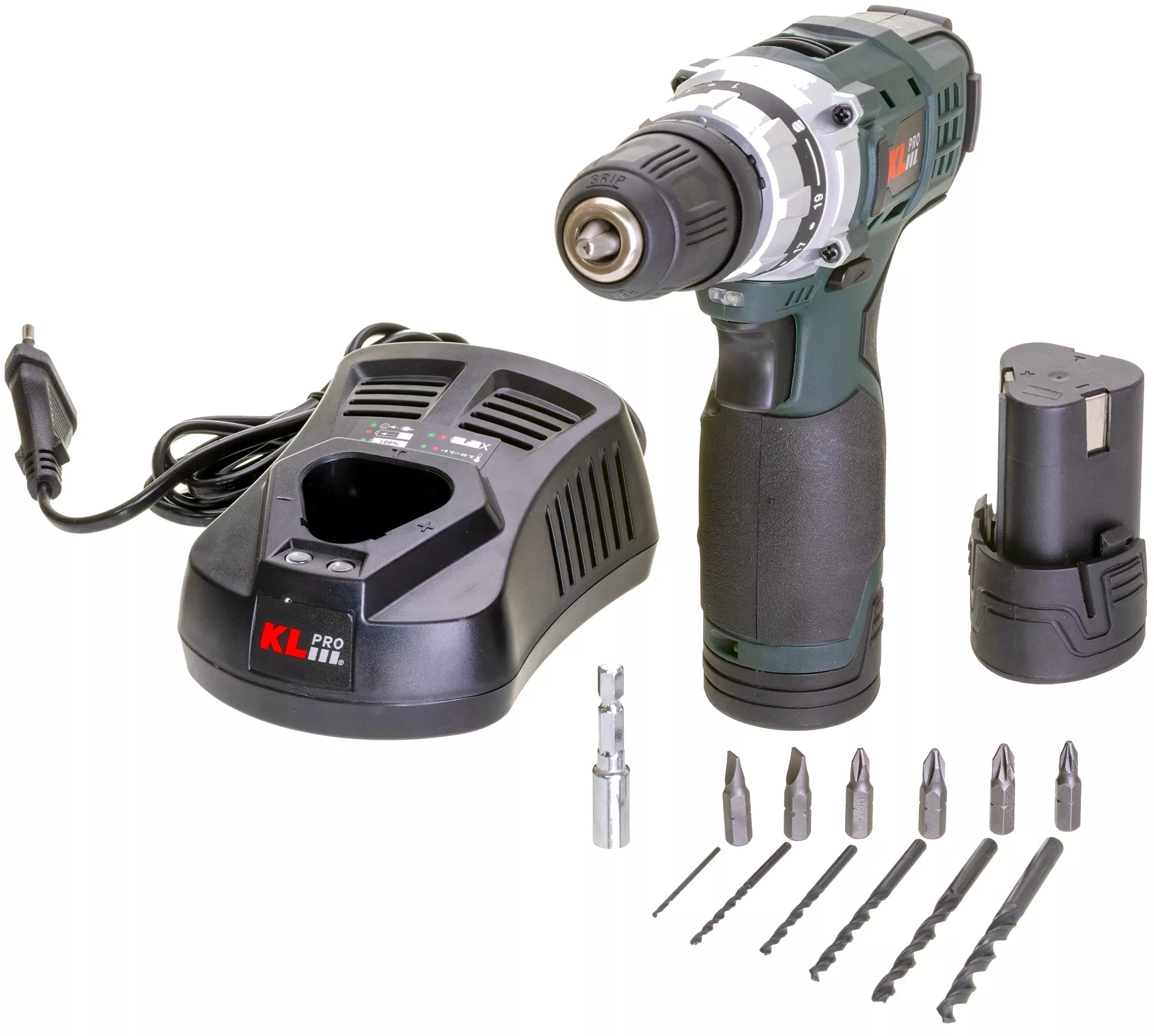Шуруповерт Klpro KLNM1020 аккум. патрон:быстрозажимной (кейс в комплекте) (11968) — миниатюра 11