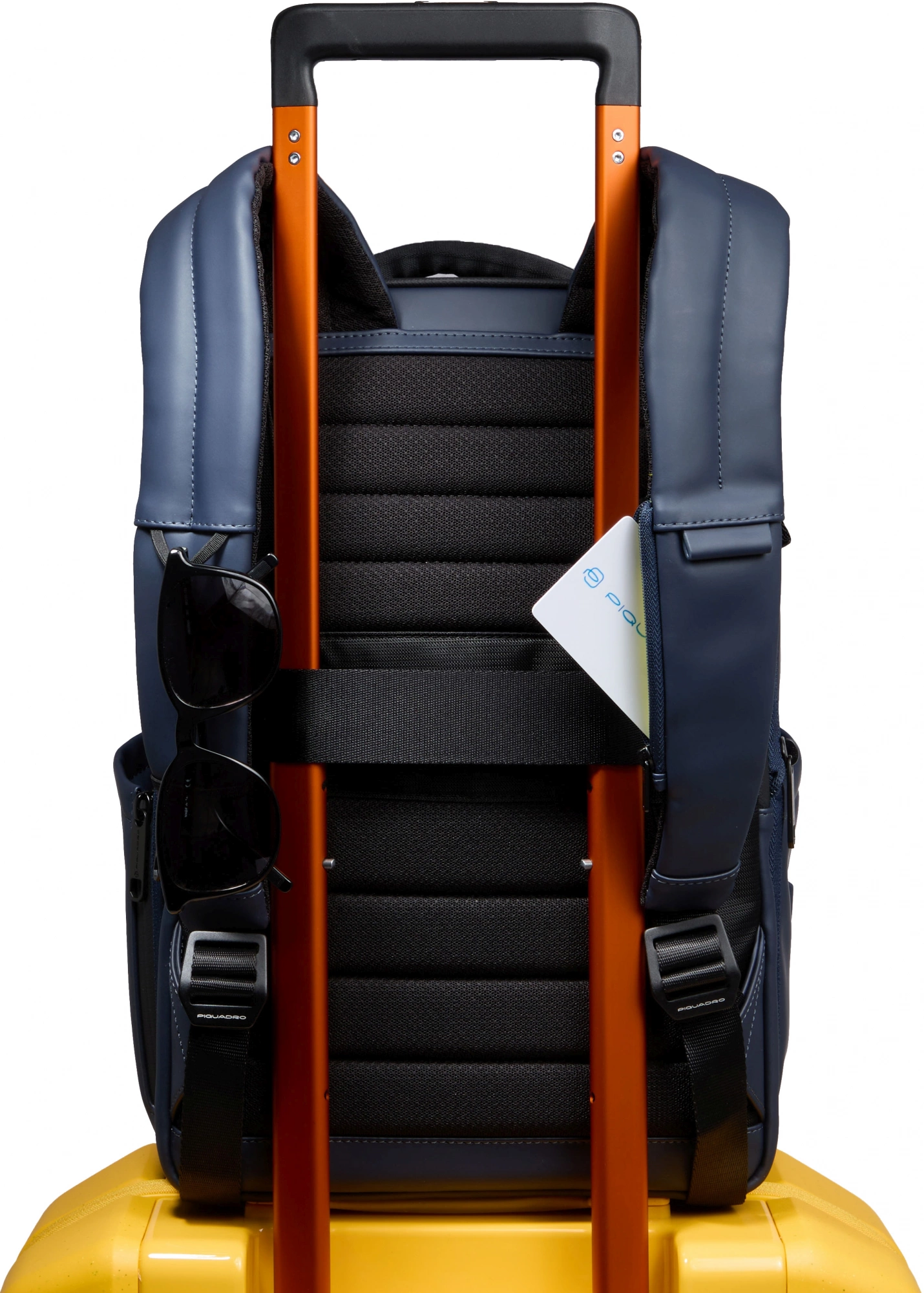 Рюкзак Piquadro Corner 2.0 CA6638C2OW/BLU синий полиуретан/полиэстер — миниатюра 3