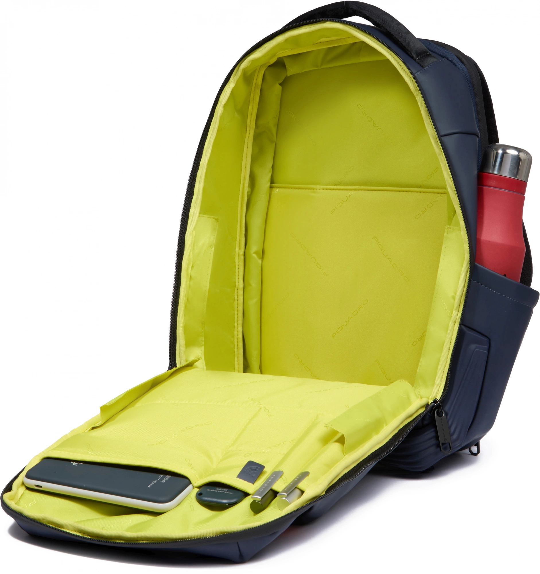 Рюкзак Piquadro Corner 2.0 CA6638C2OW/BLU синий полиуретан/полиэстер — миниатюра 5