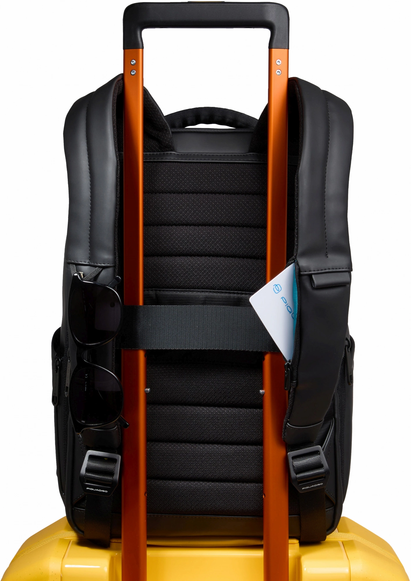 Рюкзак Piquadro Corner 2.0 CA6638C2OW/N черный полиуретан/полиэстер — миниатюра 3