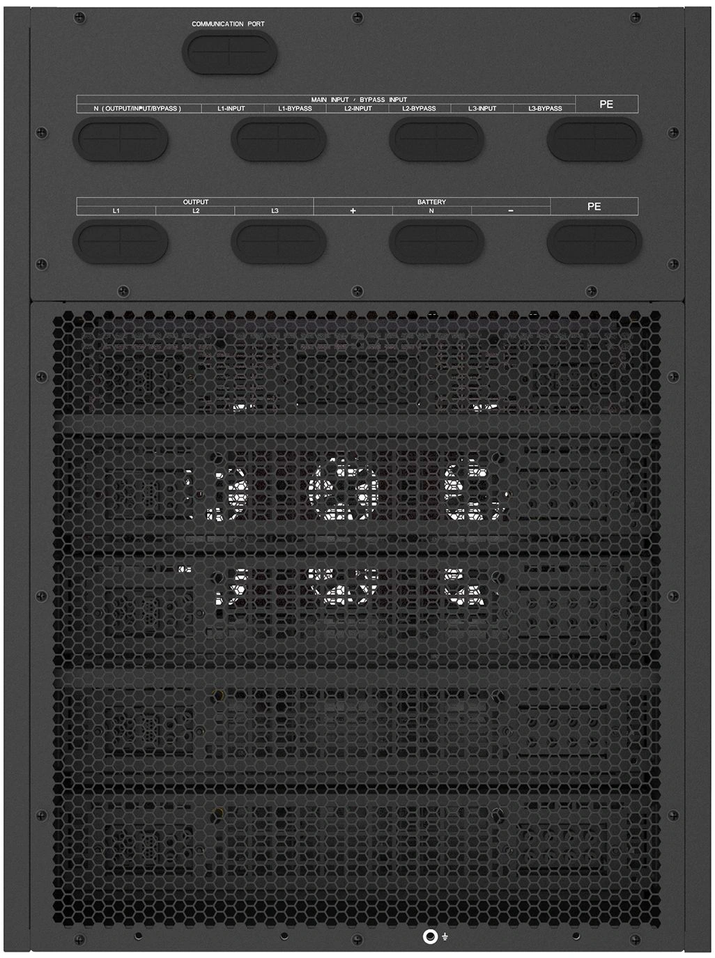 Источник бесперебойного питания Ippon Intatum RTM 80K 80000Вт 80000ВА черный — миниатюра 3