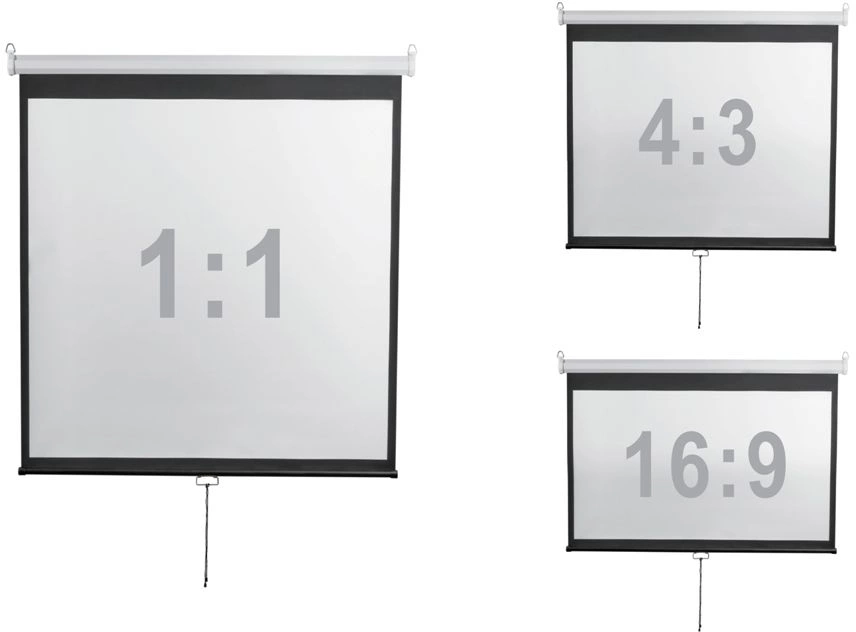 Экран Digis 120" 273x159см Optimal-D DSOD-16906MW 16:9 настенный рулонный белый — миниатюра 3
