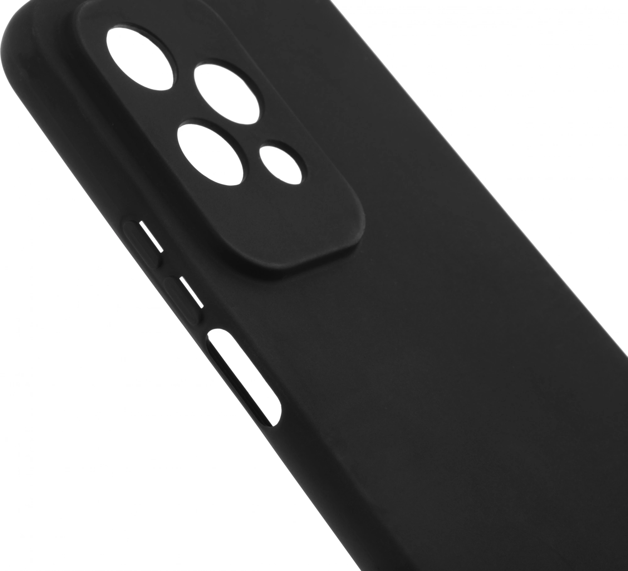 Чехол (клип-кейс) BoraSCO для Honor 200 Lite Silicone Case черный (73437) — миниатюра 4