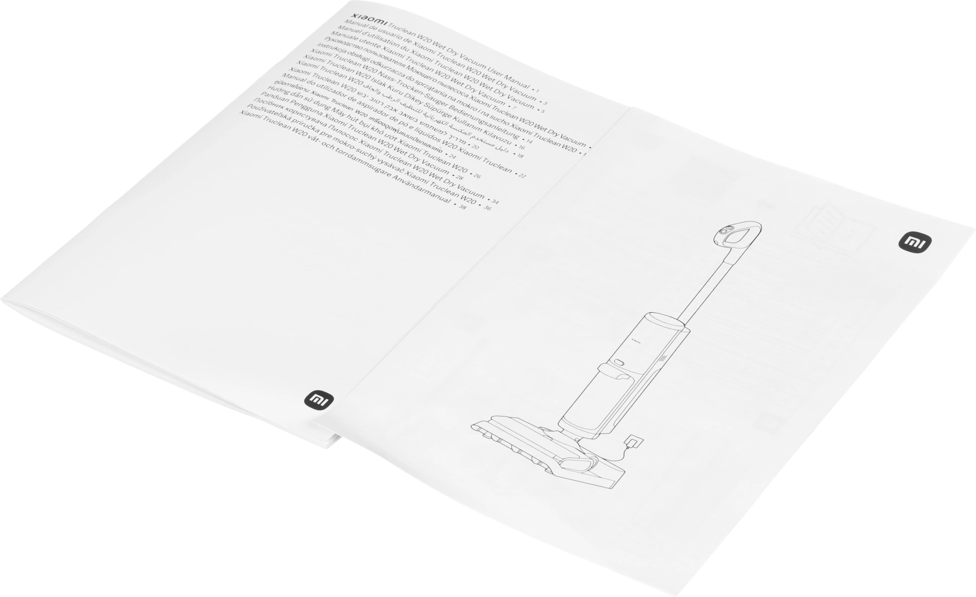 Пылесос моющий Xiaomi Truclean W20 Wet Dry Vacuum EU 200Вт белый/черный — миниатюра 21