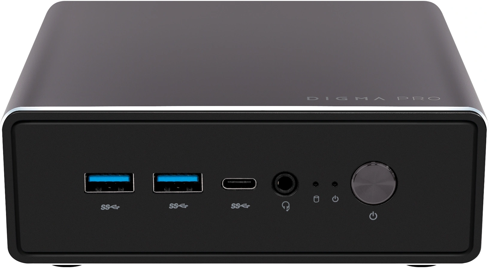 Неттоп Digma Pro Minimax U1 i3 1215U (1.2) 16Gb SSD512Gb UHDG Windows 11 Pro GbitEth WiFi BT 60W темно-серый/черный (DPP3-ADXW03) — фото 1