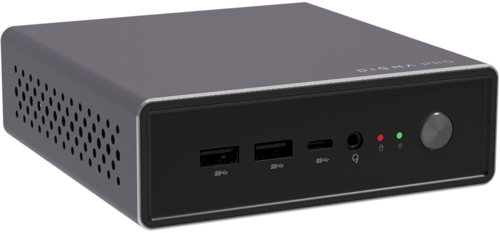 Неттоп Digma Pro Minimax U1 i3 1215U (1.2) 16Gb SSD512Gb UHDG Windows 11 Pro GbitEth WiFi BT 60W темно-серый/черный (DPP3-ADXW03) — миниатюра 2