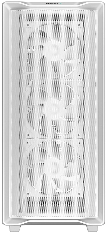Корпус Deepcool CC560 Mesh V2 белый без БП ATX 4x120mm 5x140mm 2xUSB3.0 audio bott PSU — миниатюра 3
