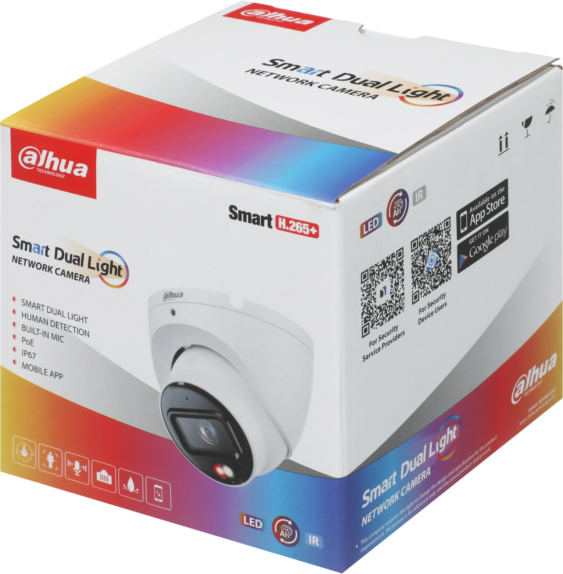 Камера видеонаблюдения IP Dahua DH-IPC-HDW1839TP-A-IL-0280B-S6 2.8-2.8мм цв. корп.:белый — миниатюра 2