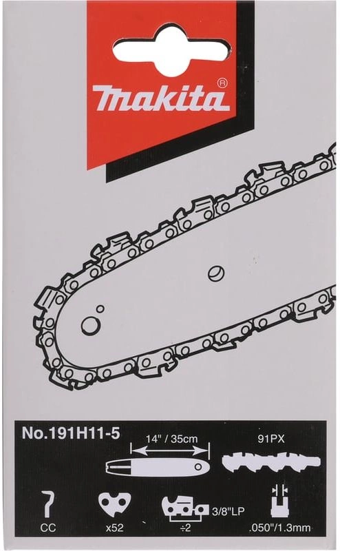 Цепь для цепных пил Makita 191H11-5 3/8" 52звен. — миниатюра 2
