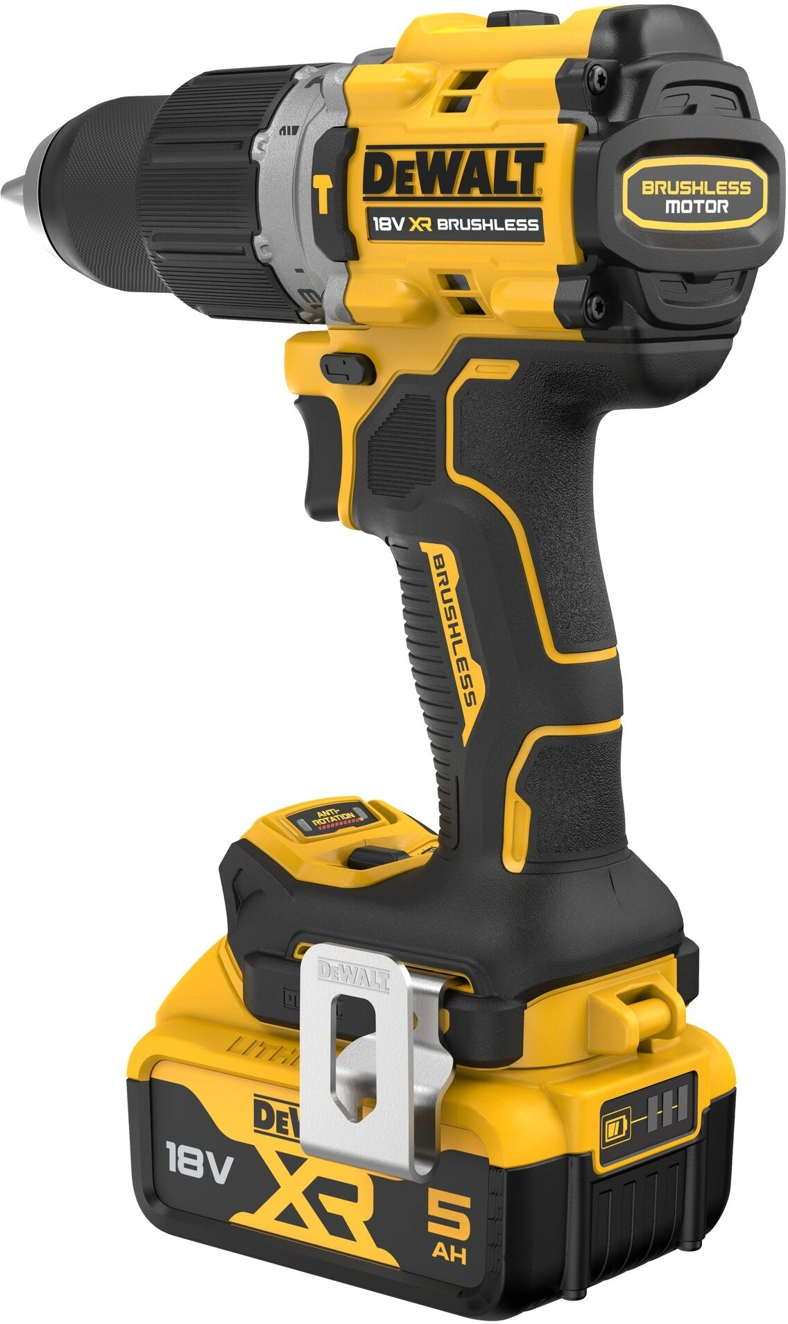 Шуруповерт DeWalt DCD805P2T-QW аккум. патрон:быстрозажимной (кейс в комплекте) — миниатюра 5