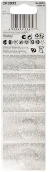 Батарея Varta Energy CR2032 BL5 Lithium 3V CR2032 (5шт) блистер — миниатюра 2