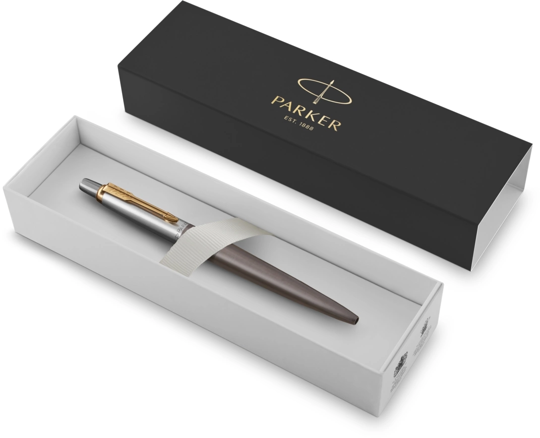 Ручка шариков. Parker Jotter Grey Core GT (2213723) M син. черн. подар.кор. — миниатюра 2