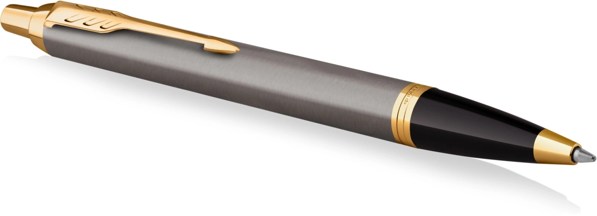 Ручка шариков. Parker IM Premium Grey Core GT (2214613) M син. черн. подар.кор. — миниатюра 3