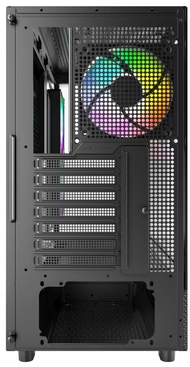 Корпус Montech XR черный без БП ATX 3x120mm 2xUSB3.0 audio bott PSU — миниатюра 5